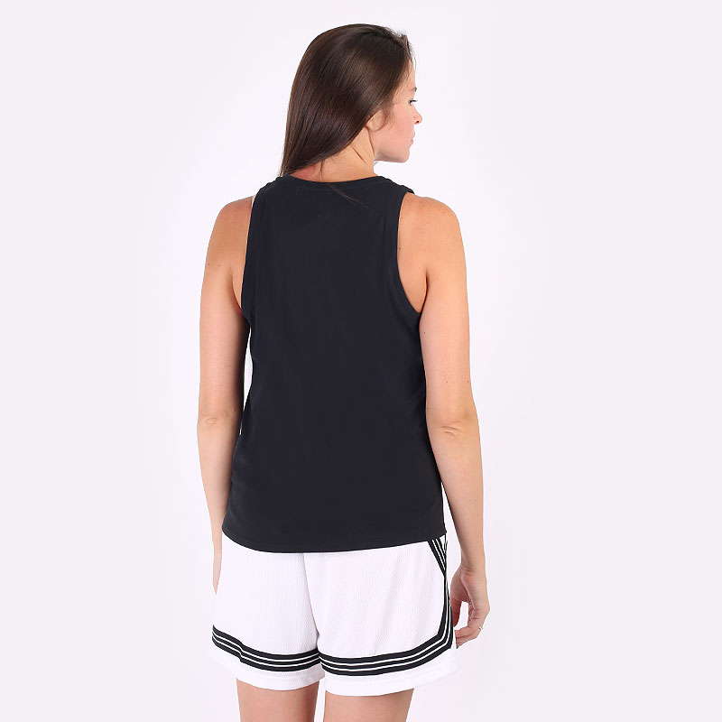 женская черная майка Nike Dri-FIT Swoosh Fly Women's Basketball Tank DJ1592-010 - цена, описание, фото 4